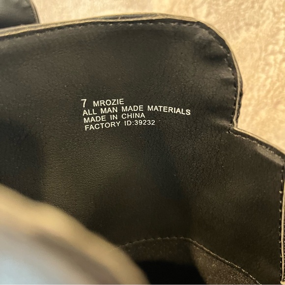 NWT Material Girl MRozie Black Over the Knee Boots - Picture 14 of 16